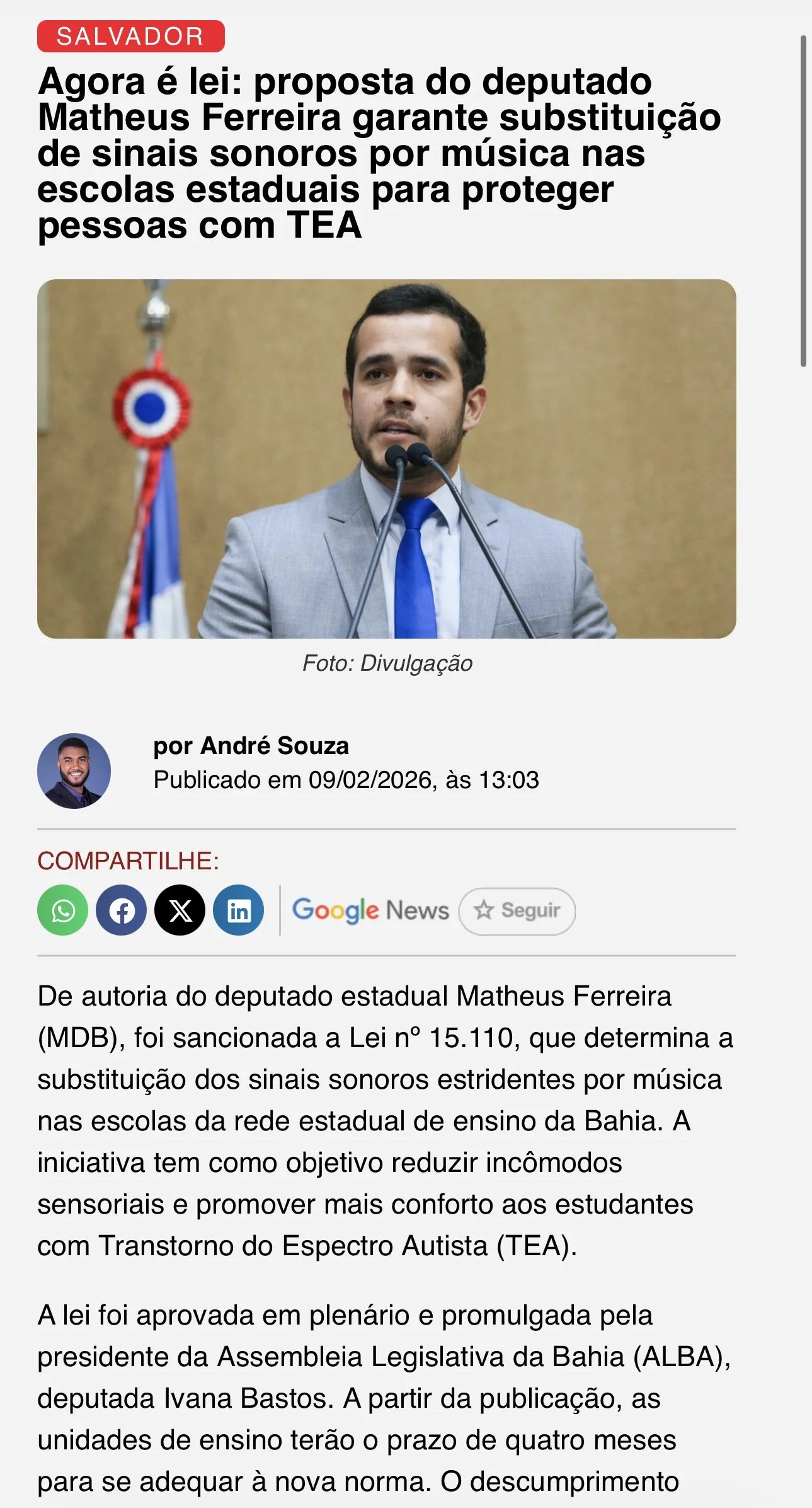 Inclusão e acessibilidade