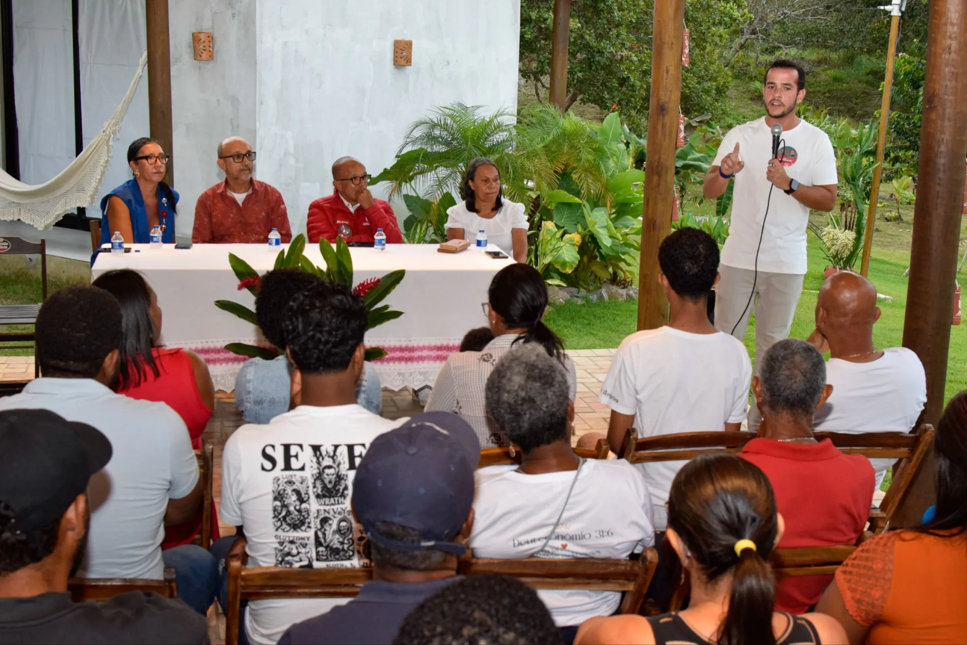 Foto do álbum 30.07 Reunião com Suíca e Lideranças em Jaguaripe