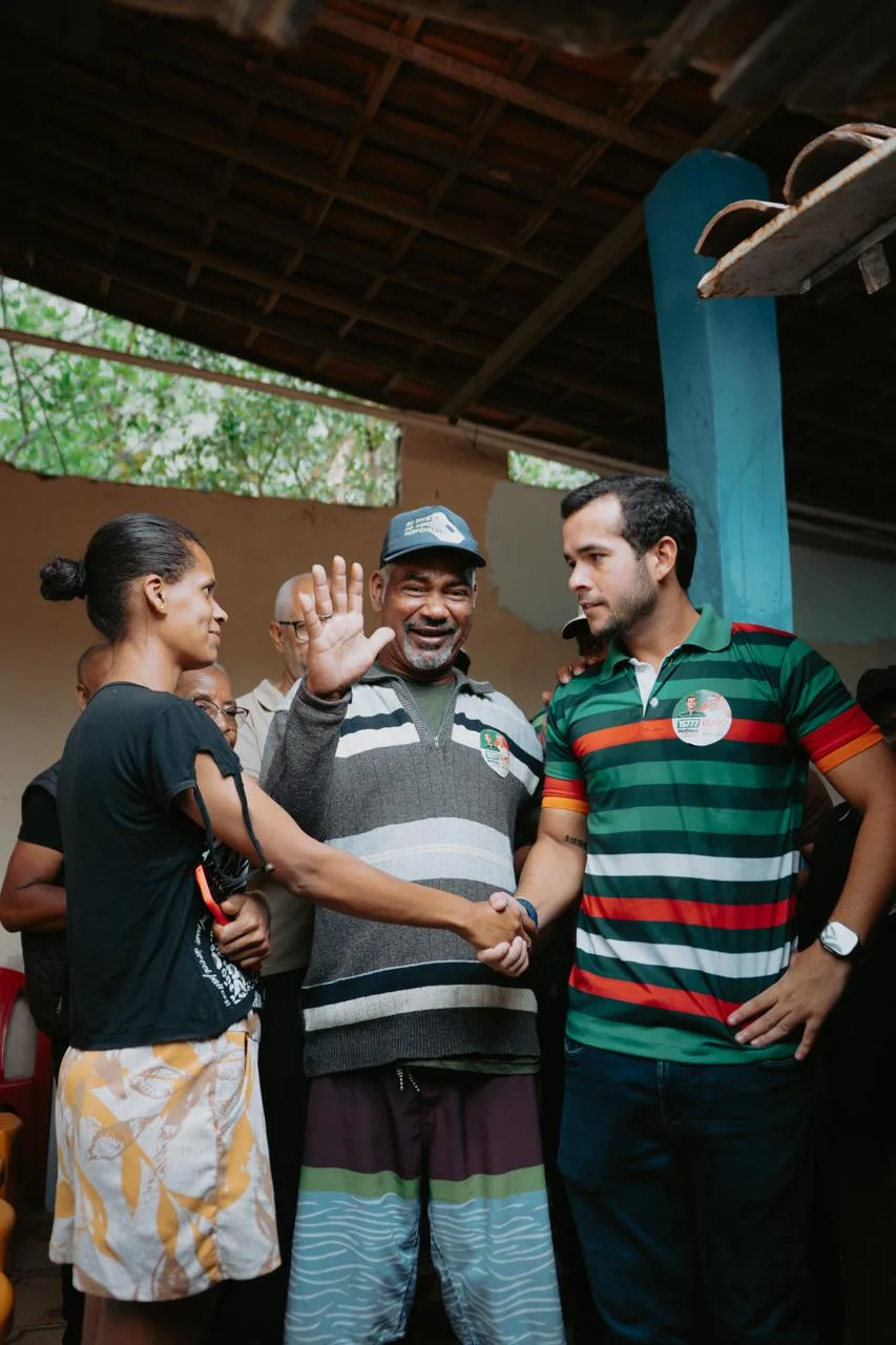 Matheus de Geraldinho participa de reunião com comunidade quilombola em Jacobina